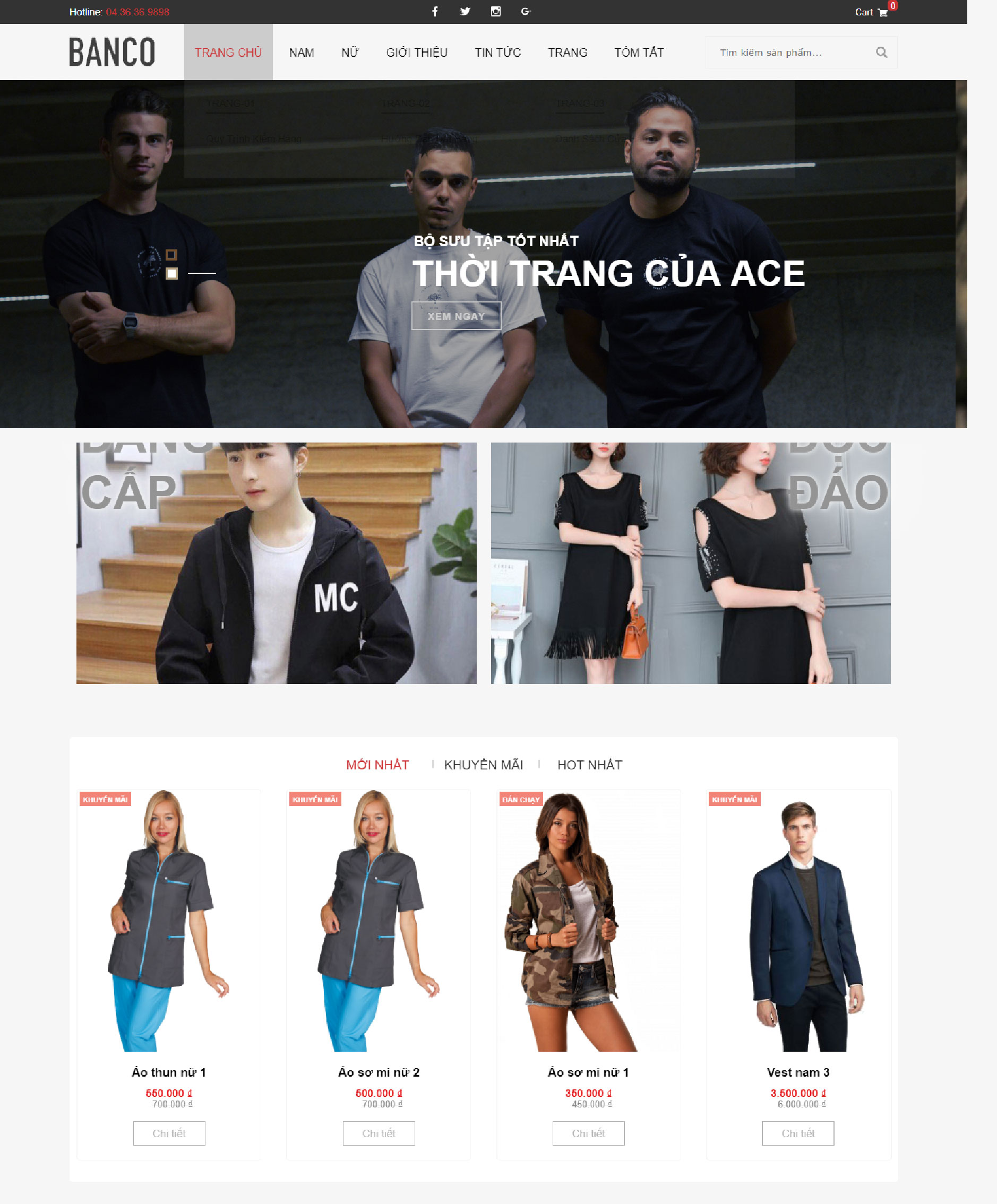 Website về thời trang