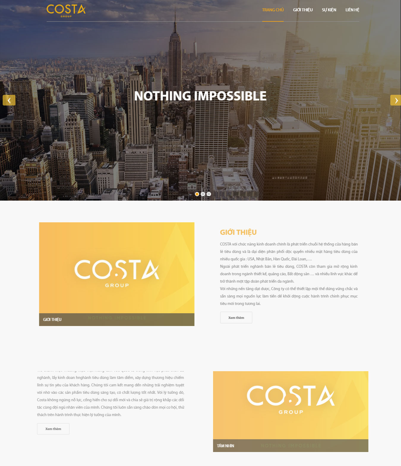 Mẫu thiết kế website giới thiệu công ty